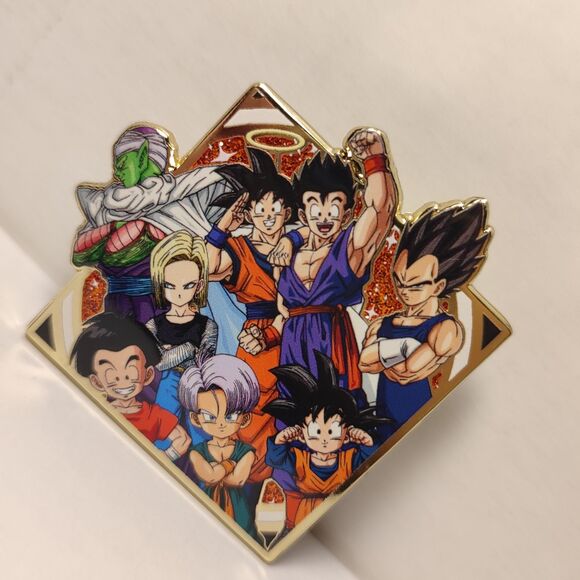 Dragon Ball Z Blind Bag Series Enamel Pins Full Set Of 8 Collectible DBZ Badges - Picture 7 of 11